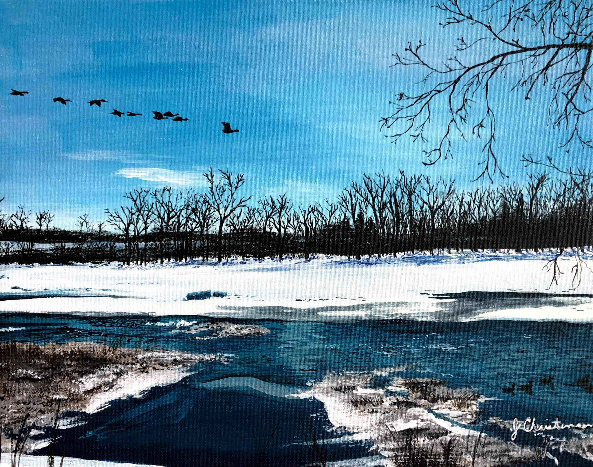 Maumee River in Winter