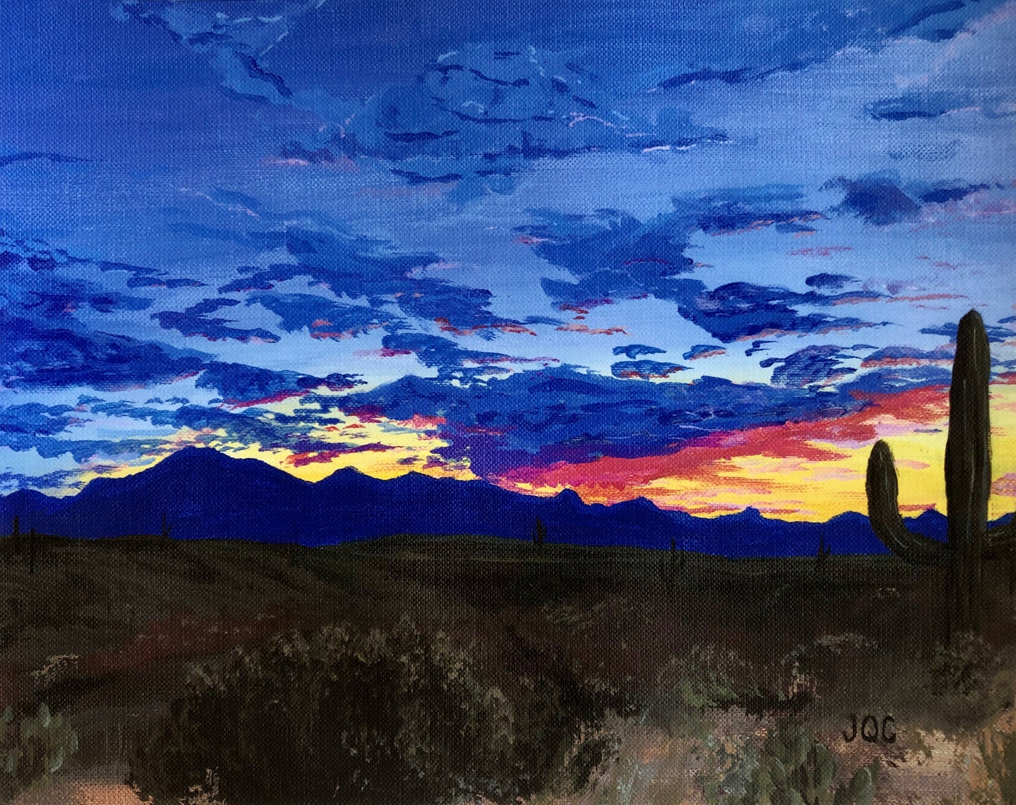 Saguaro Sunset—Print